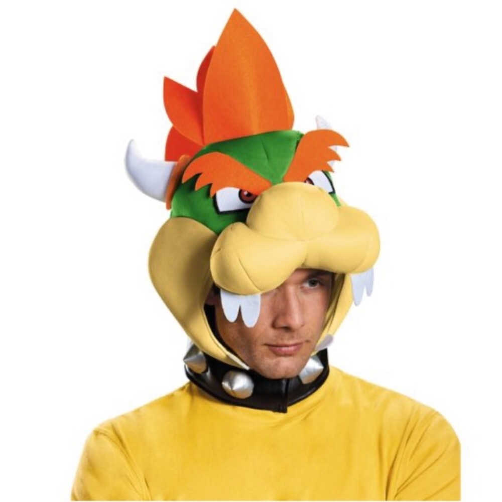 Nintendo Bowser accessory headpiece NEW Halloween costume mario villain Koopa